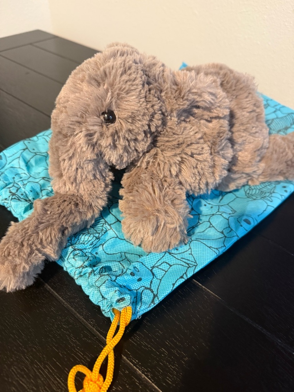 Jellycat Brown Plush Elephant Stuffed Animal - Picture 2 of 4